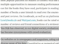 Determining Cultural Quality In The Age Of Massive Data