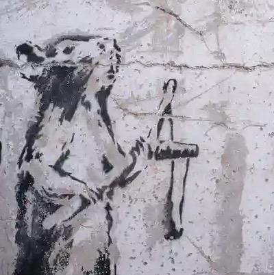 Lost Banksy Reappears In A Tel Aviv Art Gallery