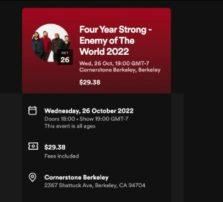 Spotify Starts Selling Concert Tickets With Its Playlists