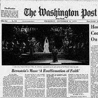The Premiere Of Leonard Bernstein’s “Mass”: An Oral History