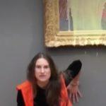 Climate Activists Throw Mashed Potatoes At A Monet