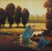 The Artist Who Travels America “Improving” Bad Hotel Art