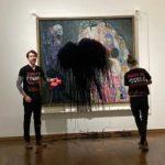 Today In Climate-Protesting Art Vandalism: Actual Oil On A Klimt In Vienna