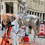 The Climate-Protesting Art Vandals Move On To Vandalizing Sculpture