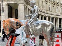 The Climate-Protesting Art Vandals Move On To Vandalizing Sculpture