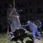 Odesans Have Pulled Down The Statue Of Catherine The Great