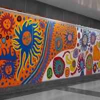 Check Out The Huge New Mosaics By Yayoi Kusama And Kiki Smith At Grand Central Station