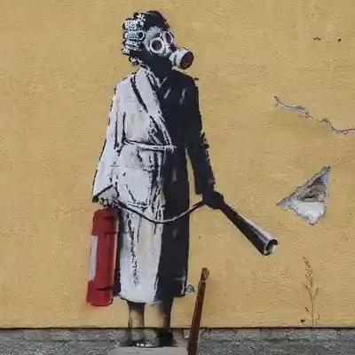 Ukraine Detains Eight People Over Banksy Theft