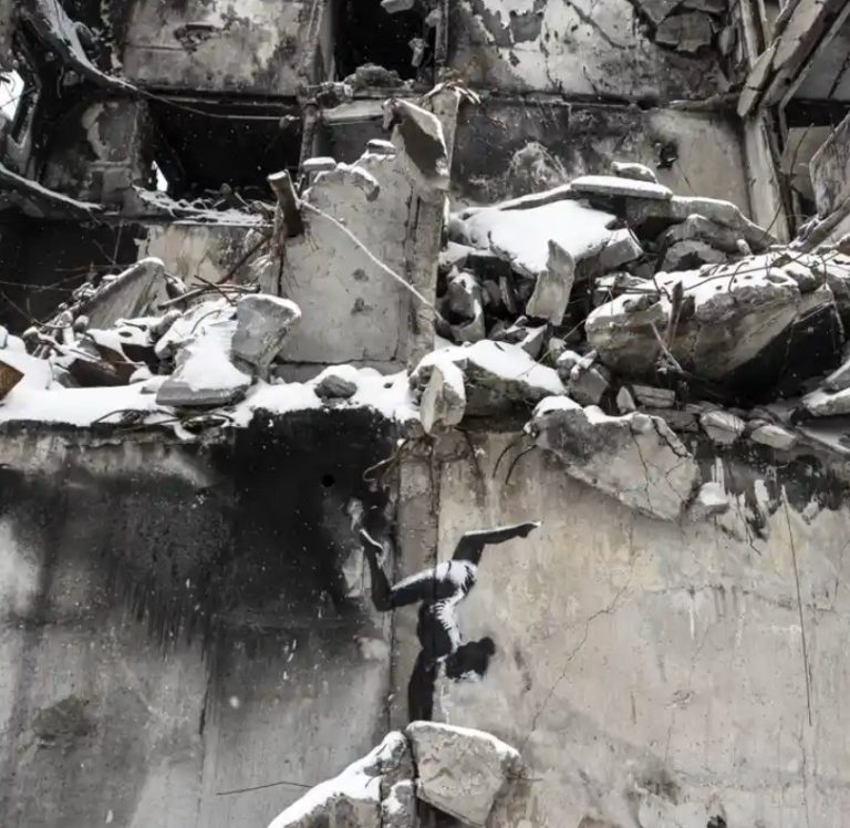 Dilemma: How To Preserve A Banksy Mural In The Rubble Of Ukraine