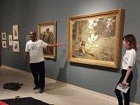 Climate-Protesting Art Vandals Strike Again, And This Time It Sort Of Makes Sense (A Little)