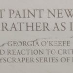 They Misspelled Poor Georgia O’Keeffe’s Name On The Wall Of The New Terminal At Grand Central Station