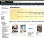Amazon Stops Selling Periodical Subscriptions For Kindle And Print