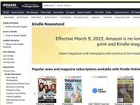 Amazon Stops Selling Periodical Subscriptions For Kindle And Print