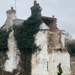 The Latest Banksy Mural Was Demolished As Banksy Took Pictures