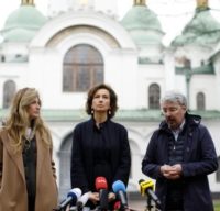 UNESCO Chief Pledges To Help Rebuild Ukraine Culture