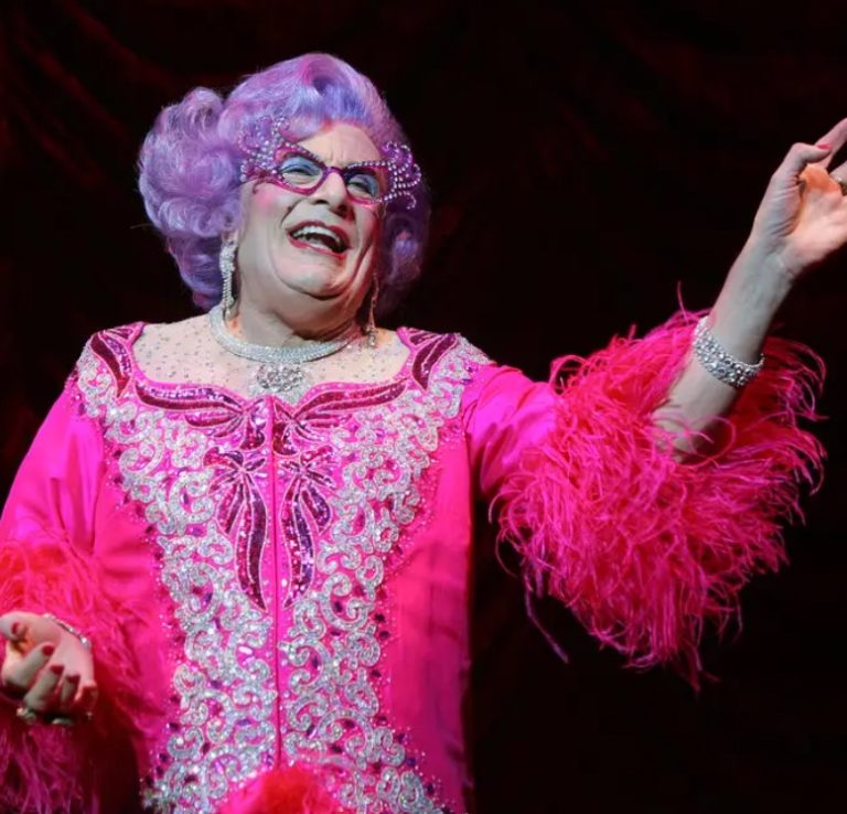 Dame Edna (Barry Humphries), 89