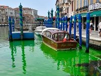 Why Did Venice’s Grand Canal Turn Bright Green Over The Weekend?