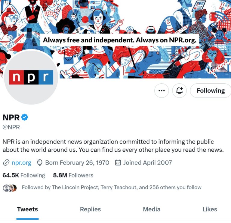 NPR Stopped Tweeting. So Now Elon Musk Wants To Recycle @NPR To Someone Else
