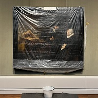 Leaky Berlin Museum Is Reduced To Covering A Rembrandt With Plastic And Duct Tape
