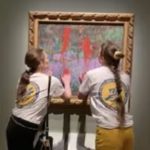 Climate-Protesting Art Vandals Attack A Monet