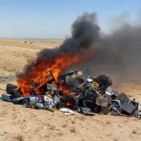 The Taliban Have A Bonfire Of Musical Instruments (This Is Not A Metaphor)