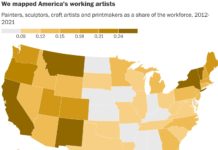 Data Analysis: Where America’s Writers And Artists Come From