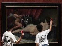 Climate-Protesting Art Vandals Attack A 17th-Century Painting With Hammers