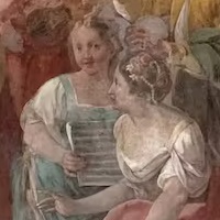 The Opera Aria Painted On The Wall Of A Venetian Orphanage