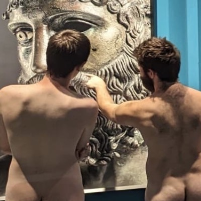 The Sculptures Were Nude, And So Were The Museum Visitors