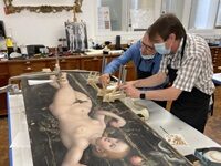 How The Getty Museum Did The “Rigorous,’ Sometimes Hair-Raising” Work To Restore Cranach’s “Adam” And “Eve”