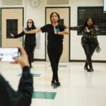 In Rehearsal With The N.Y.P.D. Dance Team