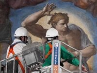 Watch The Sistine Chapel’s High-Tech Cleanup Crew Tend To The Frescos