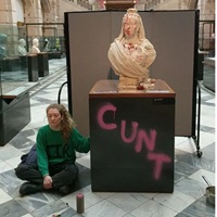 These Art Vandals Were Protesting Something Besides Climate Change (So They Attacked Queen Victoria)