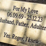 Was The Artist Of The Adultery Plaque A Really Angry Spouse, Or Banksy?