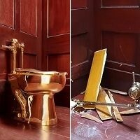 Suspect Pleads Guilty To Theft Of Maurizio Cattelan’s Golden Toilet