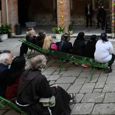 Today, For The First Time, The Pope Went To The Biennale