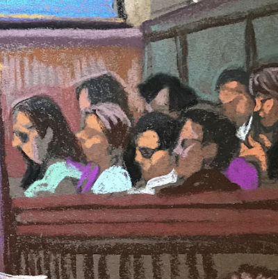 The Courtroom Sketches Capturing Trump’s Trial In New York