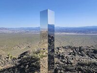 Oh, Great, The Mysterious Mirrored Monolith Is Back