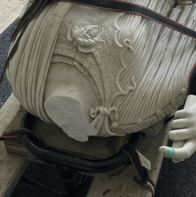 As Wells College Closes, A Beloved Statue Loses Its Head