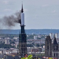 Another French Cathedral Catches Fire. This One Was Saved.