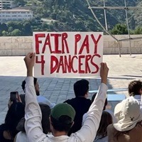 Silent Demonstration During Performance Calls For Getty Museum To Stop Underpaying Dancers