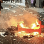 In Liverpool, England, Far-Right Rioters Set Fire To A Community Library