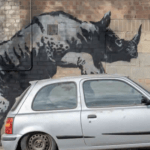 Banksy Tracker: Number Eight Is A Black Rhino