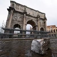 One Of Rome’s Ancient Monuments Has Been Struck And Damaged By Lightning