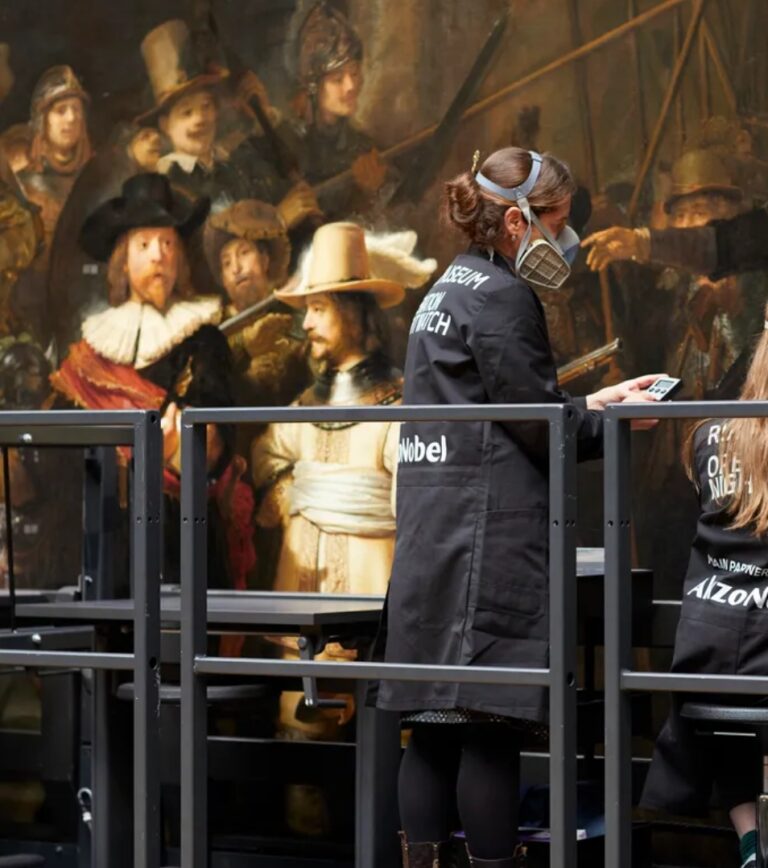 Restoration Of Rembrandt’s “Night Watchman” Begins In Public