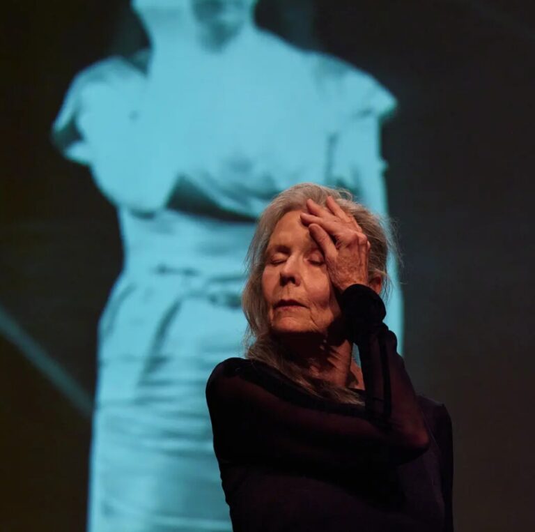 A Recreated Pina Bausch Classic With Original Dancers Playing In Front Of Film Of The Original