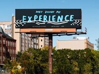 A Group Of Artists Put Up Billboards (Arty Ones) To Try To Energize Voters. Did They Succeed?