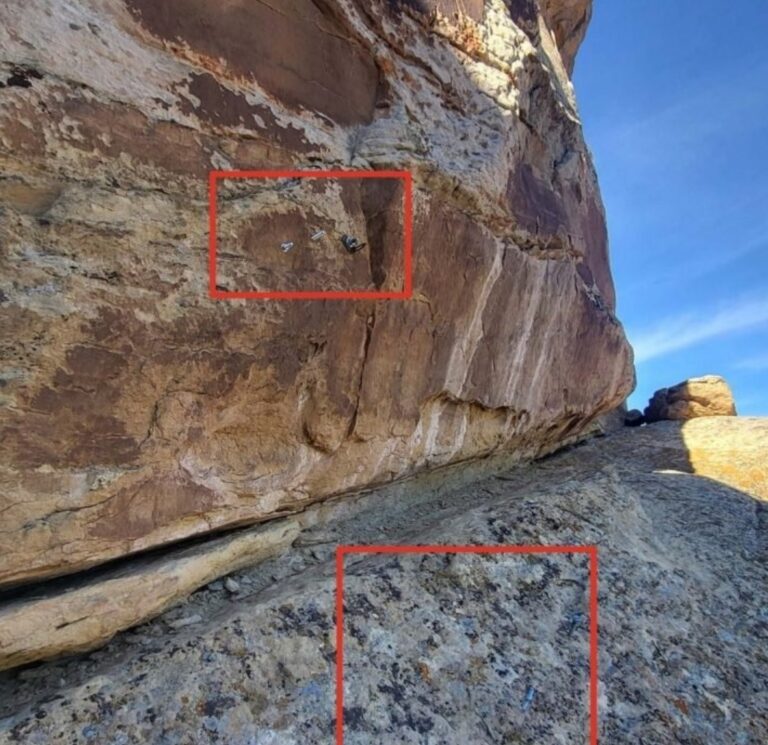 A Climber Drove Climbing Bolts Into Ancient Petroglyphs