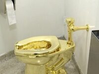 Three Suspects On Trial For Theft Of Maurizio Cattelan’s Golden Toilet