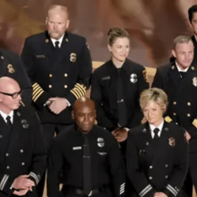 Los Angeles Firefighters Were An Oscars Highlight
